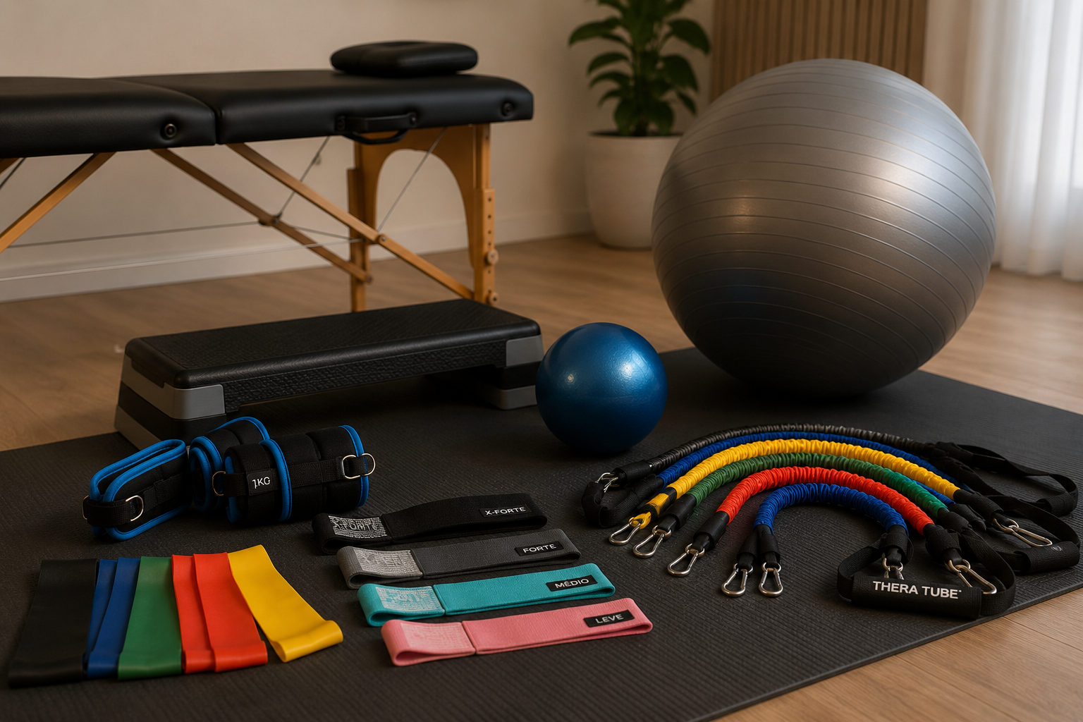 Equipamentos e materiais que vão até você.